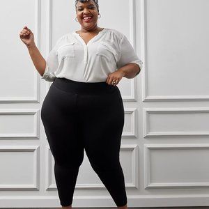 Studio Premium Ponte Slim Fix Pixie Pant - Black